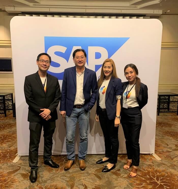 คุณ กฤษดา สาธุกิจชัย CEO และทีมงาน Netizen เข้าร่วมงาน SAP Solutions Summit 2019