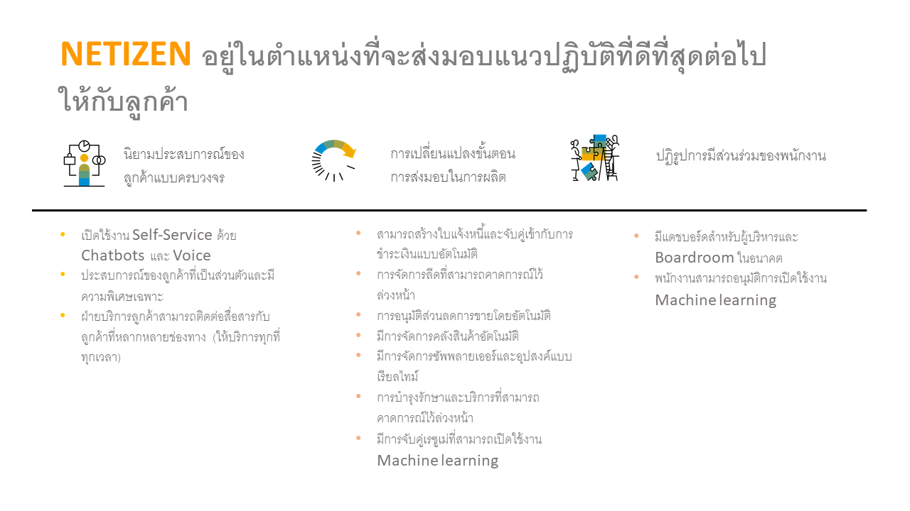 ภาพแสดง จุดเด่นของ Netizen ByDesign Arabica