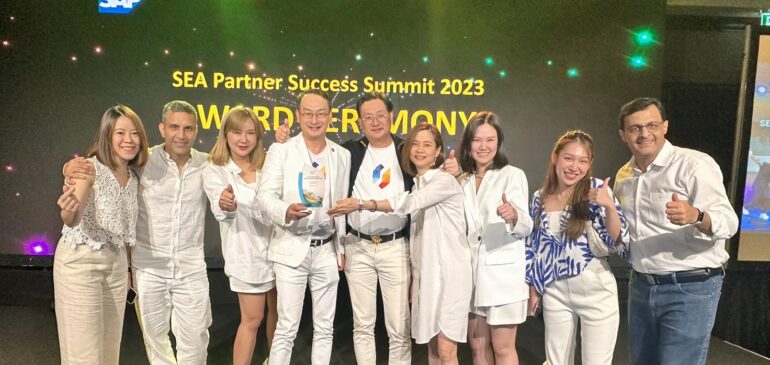 Netizen received the Innovation Partner South East Asia award at the SAP SEA Partner Success Summit 2023