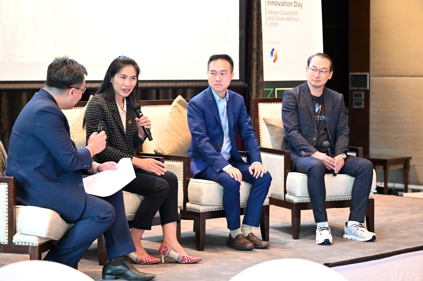 On March 19, 2023, Netizen collaborated with SAP Thailand for the GROW with SAP Innovation Day event, presenting "Adopt Cloud ERP and Grow without Limits." This initiative aims to drive the adoption of Cloud ERP, promoting a new way of working that can rapidly and efficiently transform businesses in the digital era.