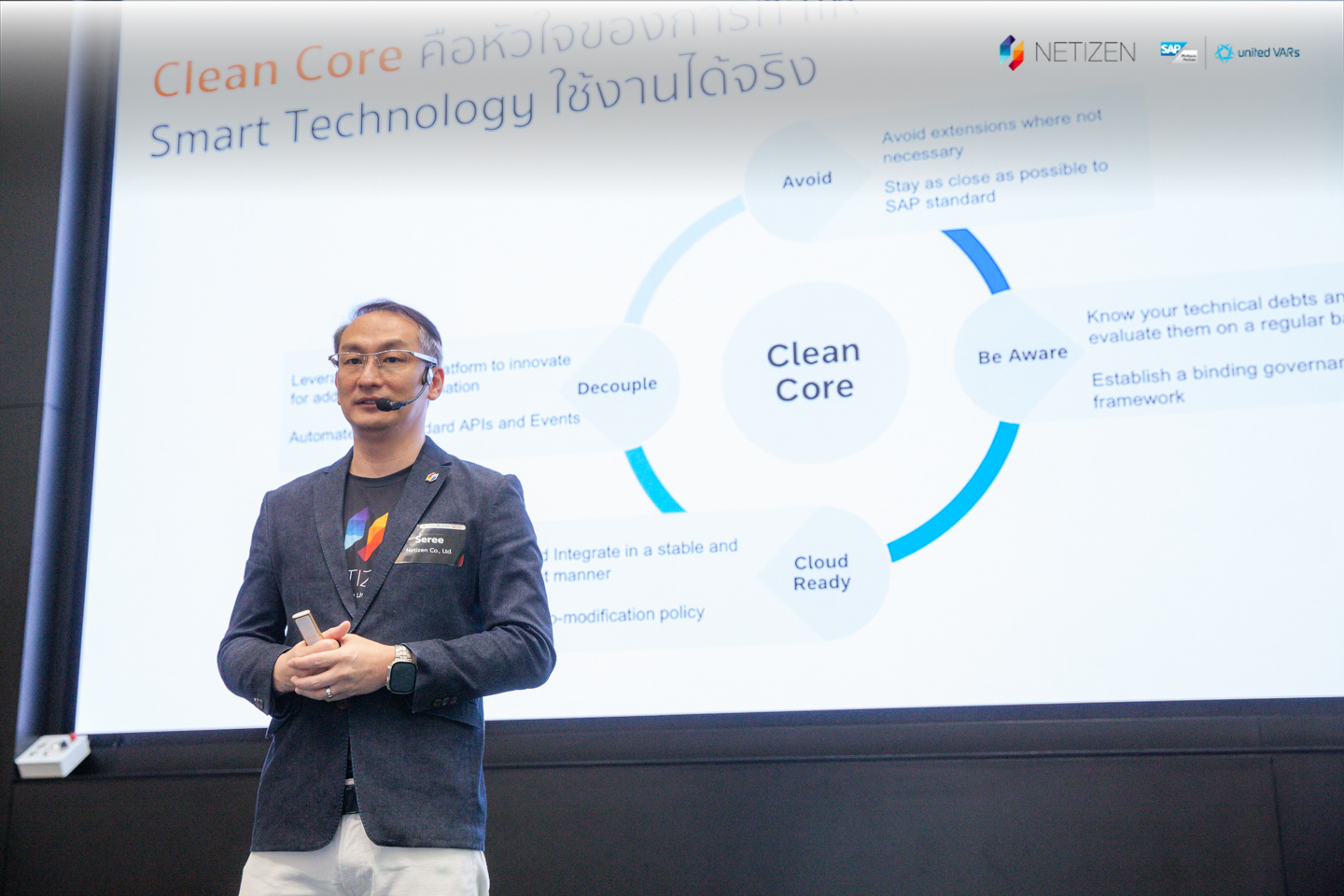 Executive Networking event by NETIZEN showcasing SAP S/4HANA Cloud ERP and AI Joule for smart business transformation
