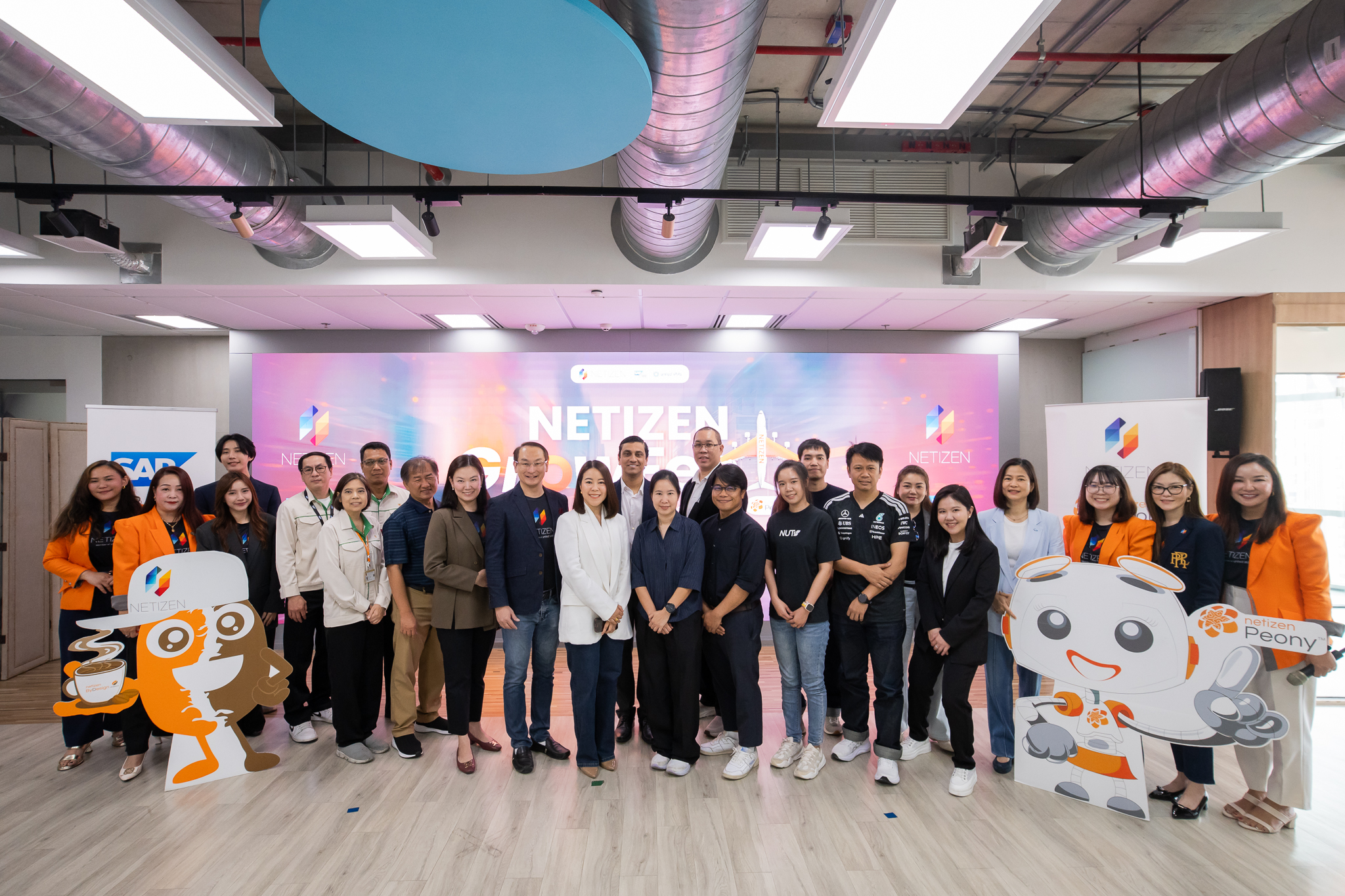 Executive leaders at NETIZEN Grow Fest discussing SAP S/4HANA Cloud and ERP implementation in Thailand